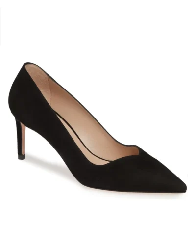 Alternative view of Stuart Weitzman Anny 70 Suede Pumps